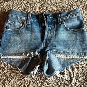 Distressed Levi’s, size 24.